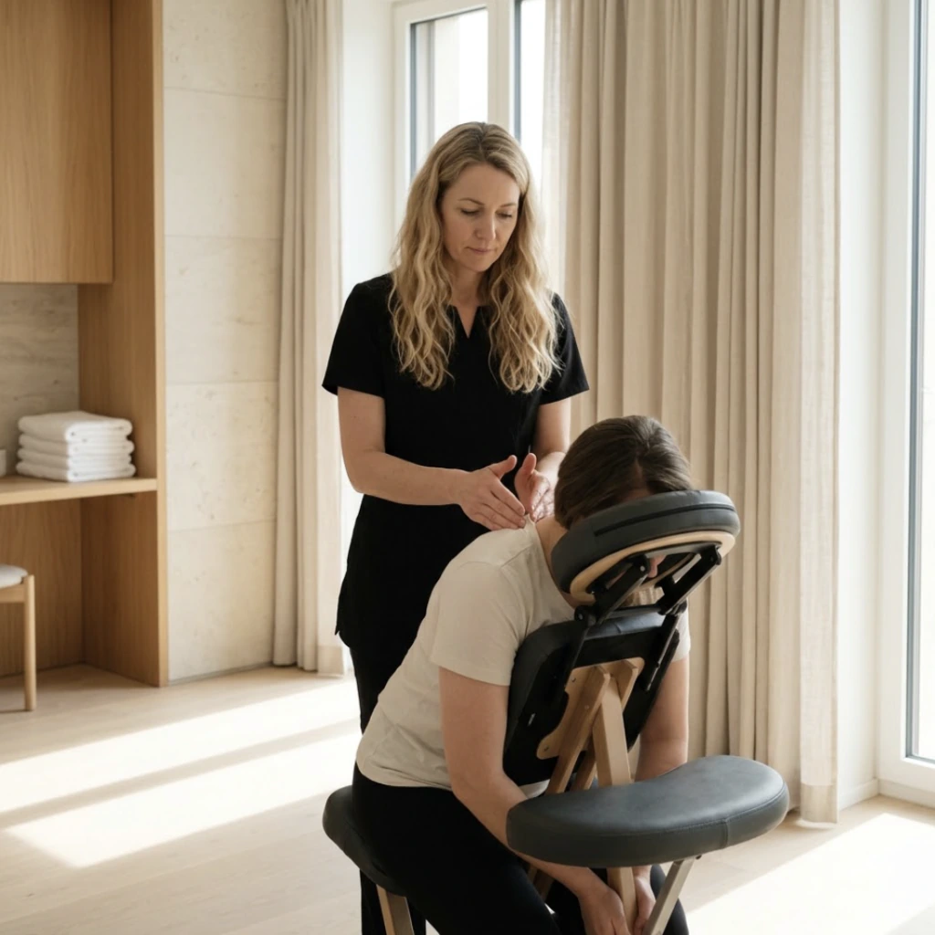 Massage Nacken und Rücken